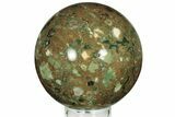 Polished Rainforest Jasper (Rhyolite) Sphere - Australia #208024-1